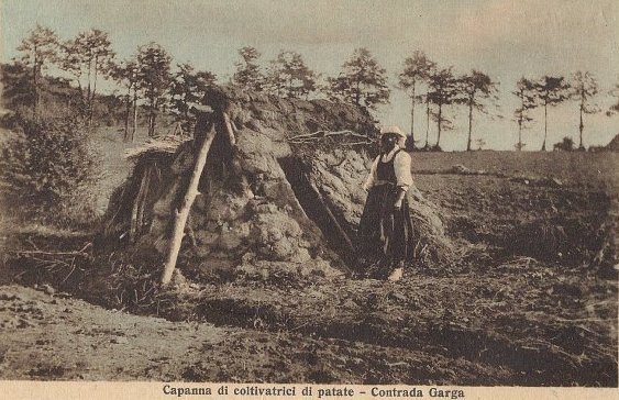Capanna di coltivatrici di patate, Contrada Garga